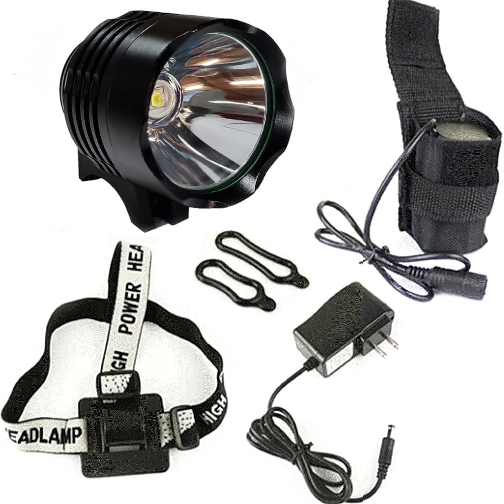 Luz Delantera 1200 Lumens - Recargable con Bateria
