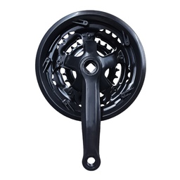 [10990] Plato y Palanca Triple 42/34/24 Dientes - 152 mm - Revestido Plastico - Especial Rod.20 - China