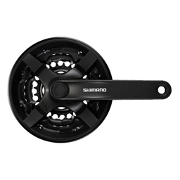 [15500] Plato y Palanca Shimano Fc-Ty301-C/ Cubre - 42/34/24 - 175mm