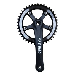 [10986FIX44] Plato y Palanca Simple 44 Dientes - 170 mm - Aluminio